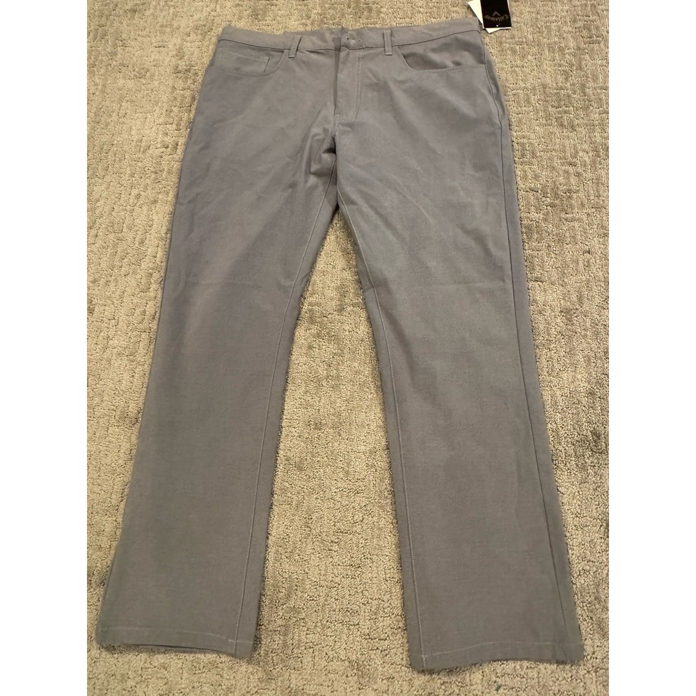 Callaway Mens Gray Golf Pants 36x30 Straight Leg Performance NWT (Y1)